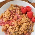 Low Carb Raspberry Crumble