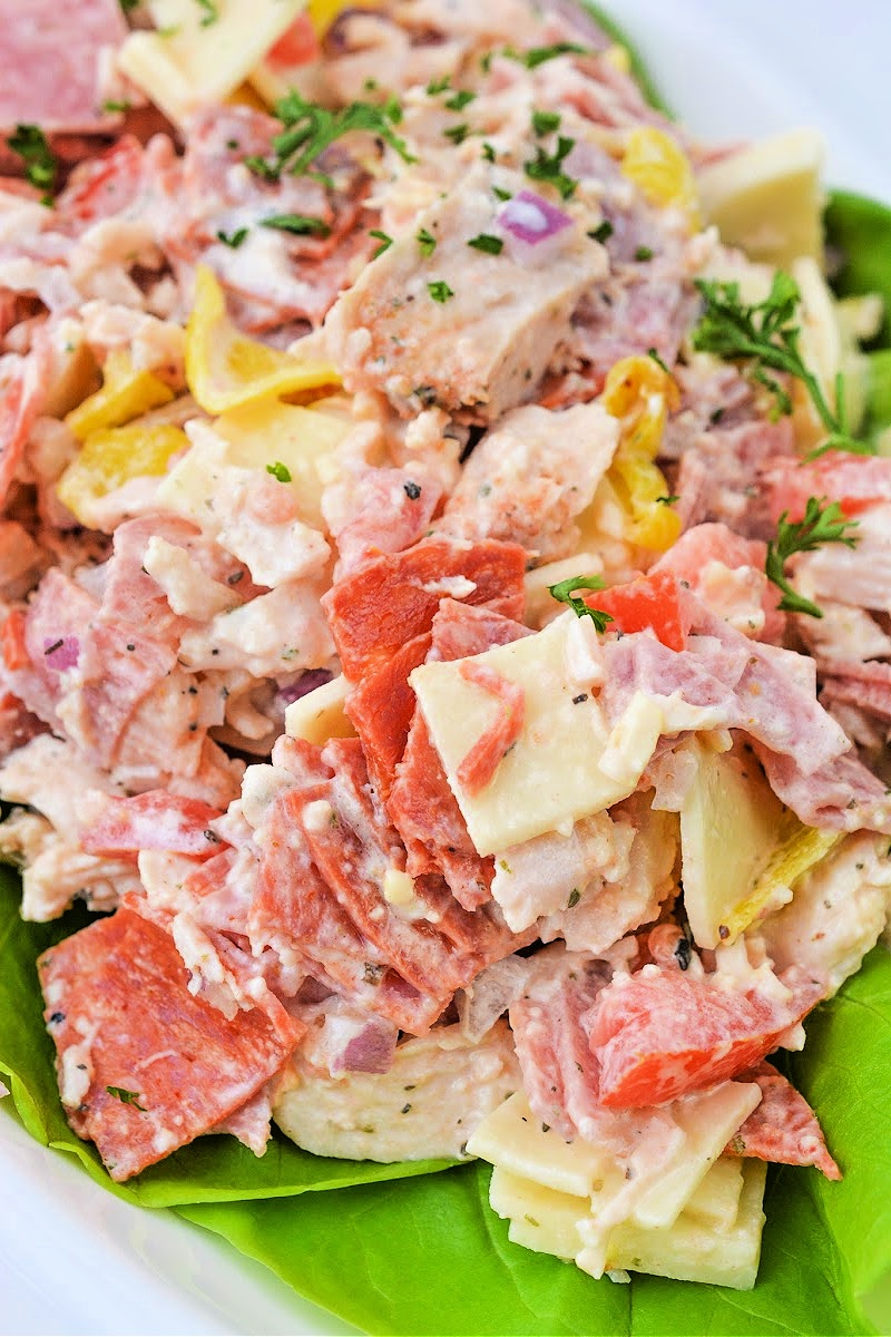 Low Carb Grinder Chicken Salad