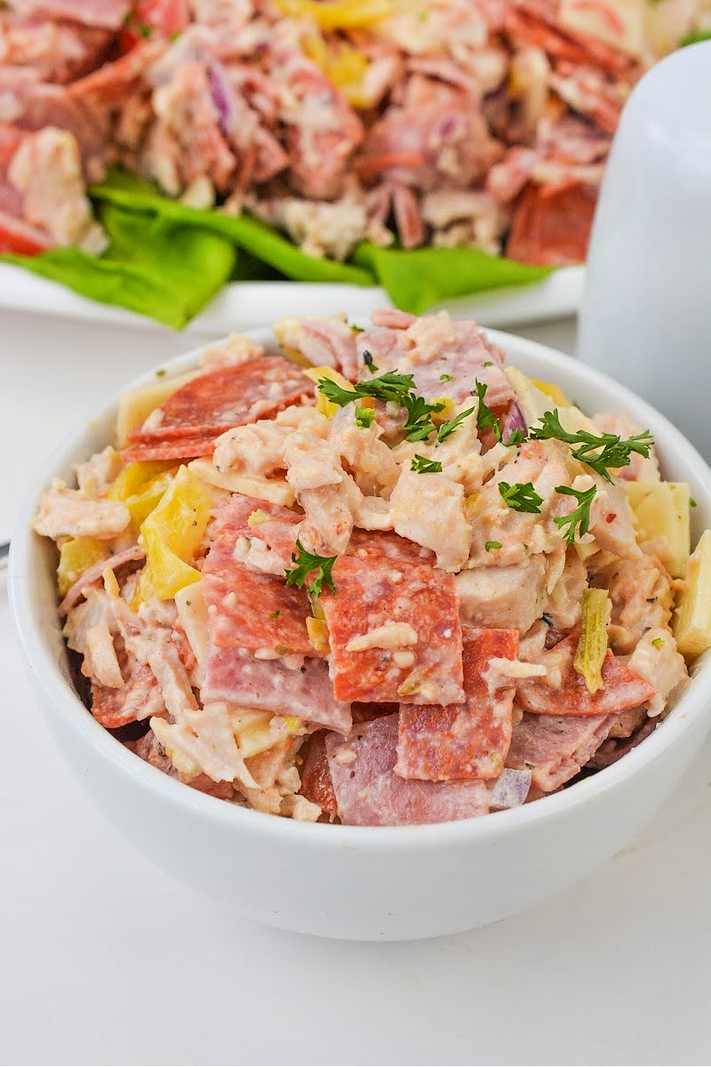 Low Carb Grinder Chicken Salad