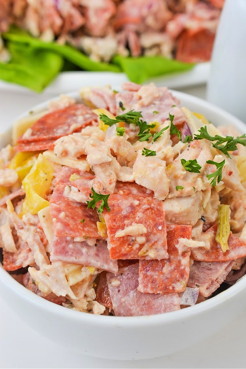 Low Carb Grinder Chicken Salad