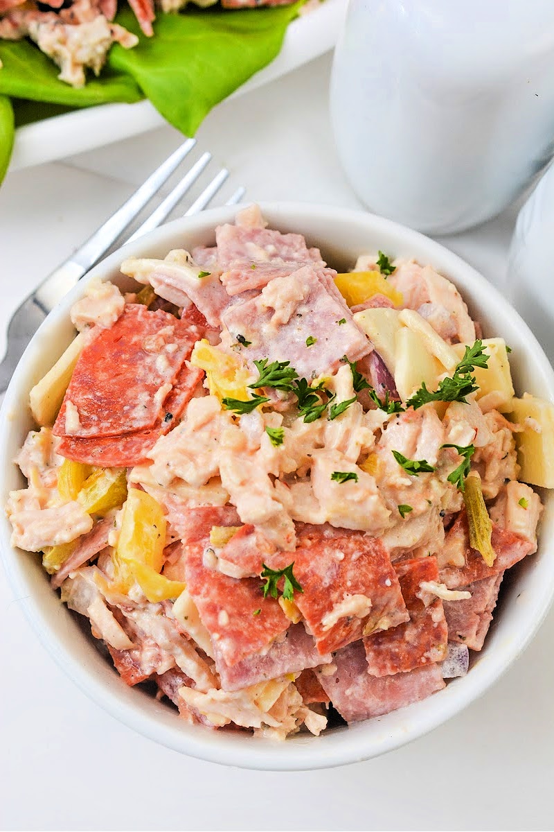 Low Carb Grinder Chicken Salad