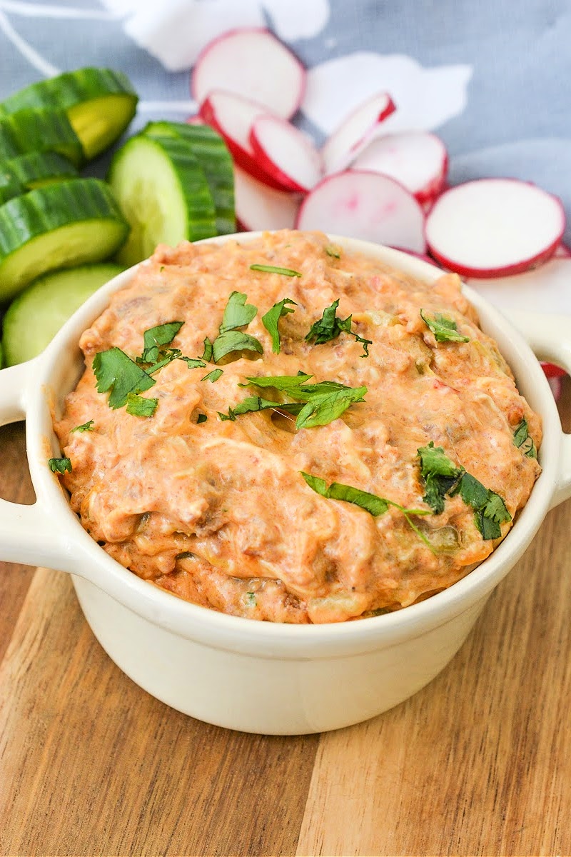 Keto Sausage and Chorizo Dip