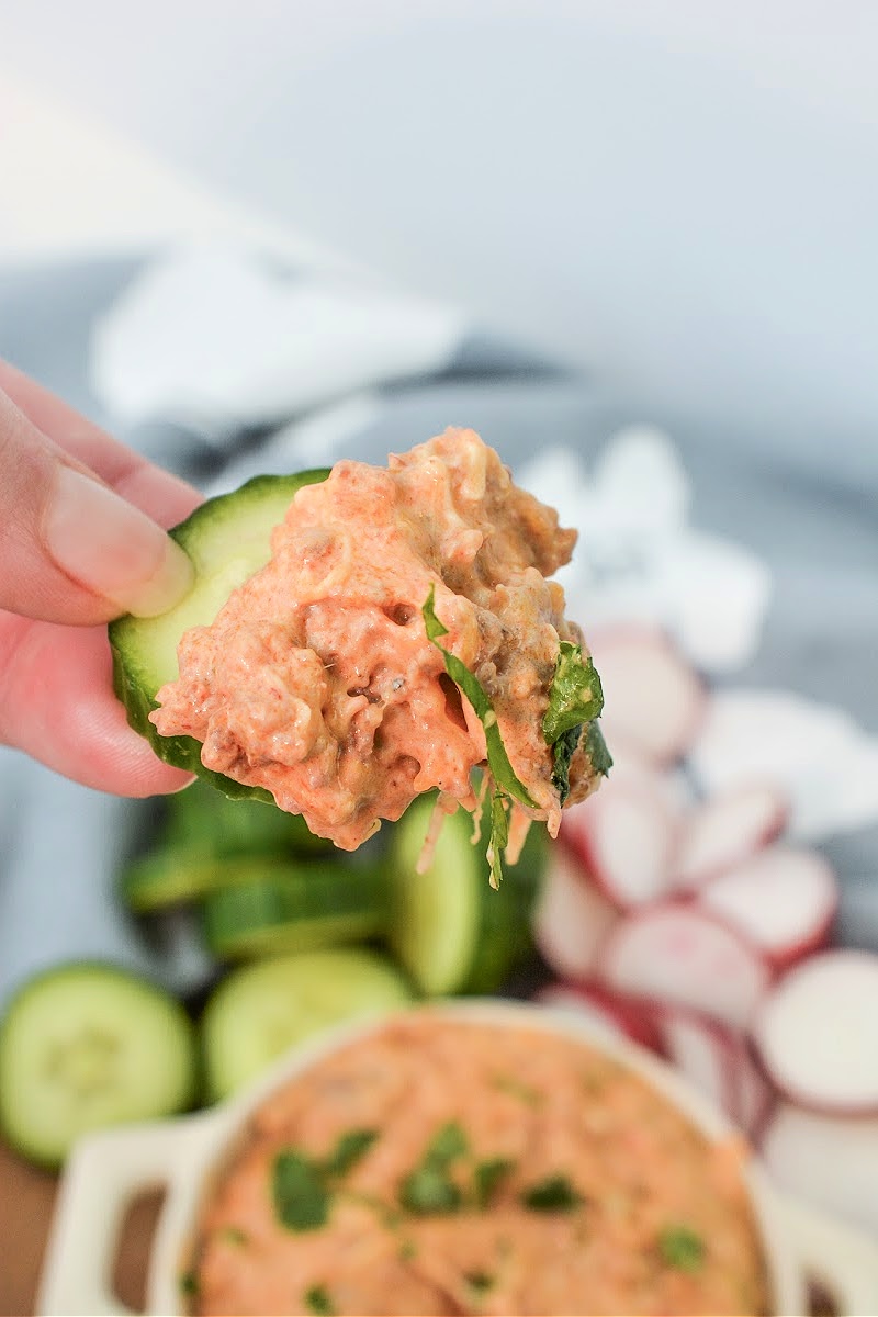 Keto Sausage and Chorizo Dip
