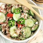Keto Mexican Tuna Cucumber Salad