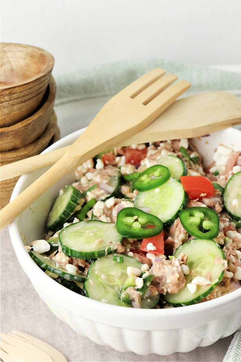 Keto Mexican Tuna Cucumber Salad