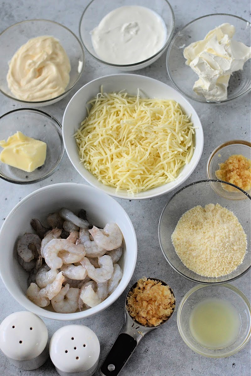 Keto Shrimp Scampi Dip Ingredients