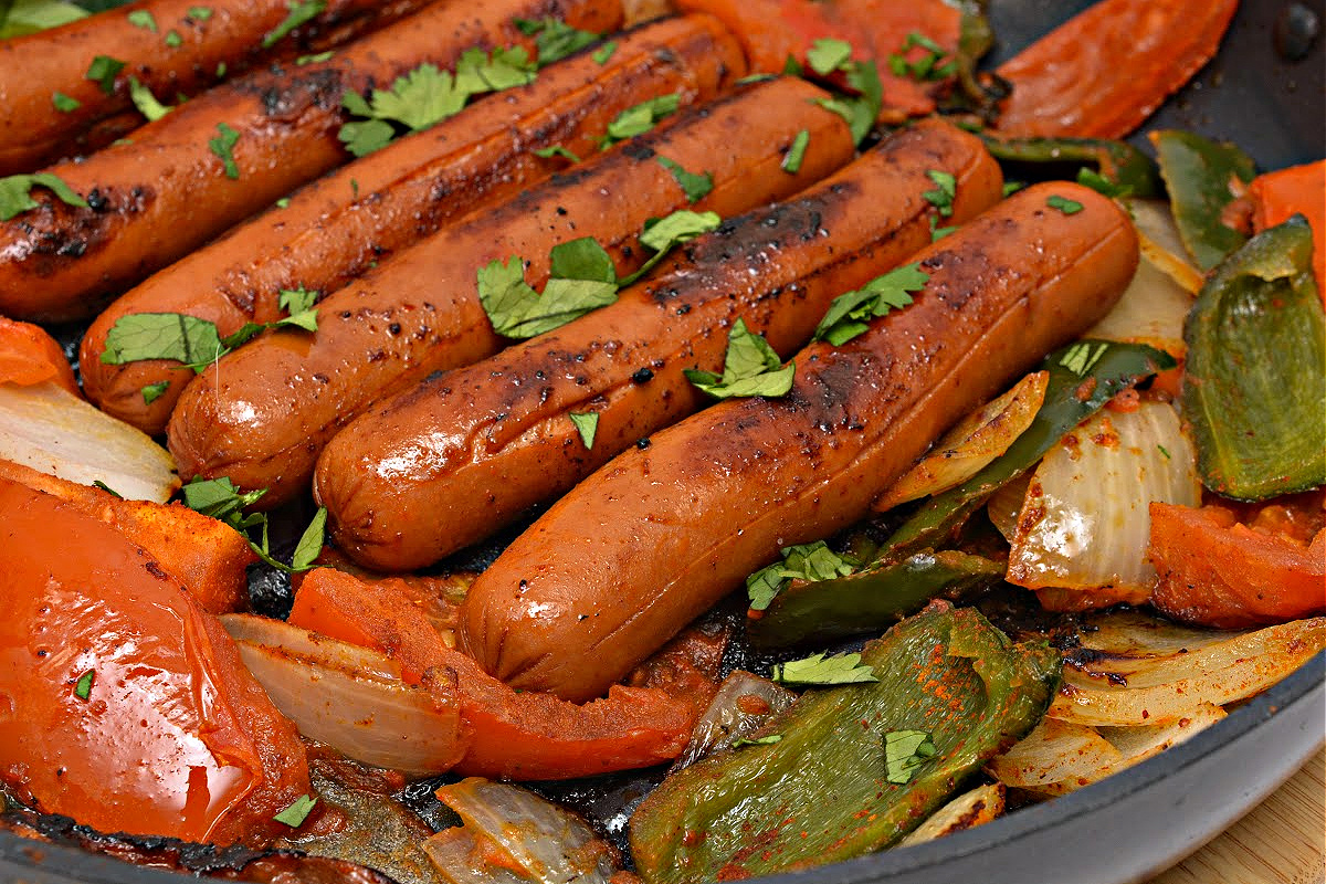Keto TikTok Mexican Hot Dog Skillet