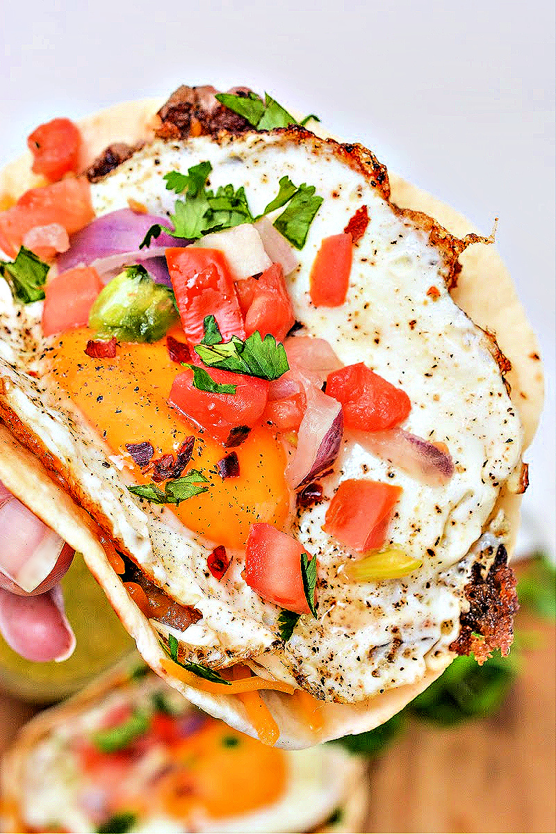 Keto Breakfast SmashBurger Tacos