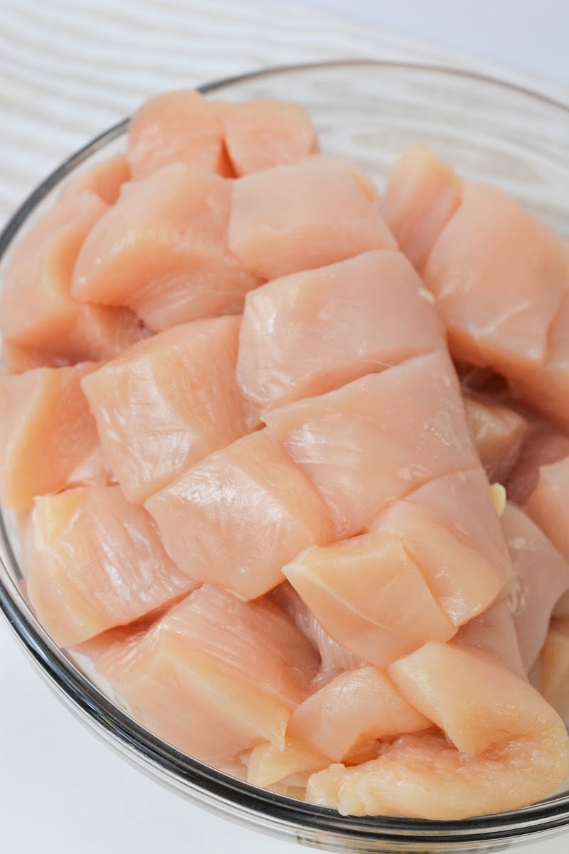 raw chicken in a bowl