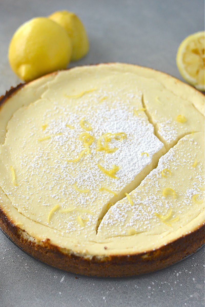 Keto High Protein Lemon Cheesecake