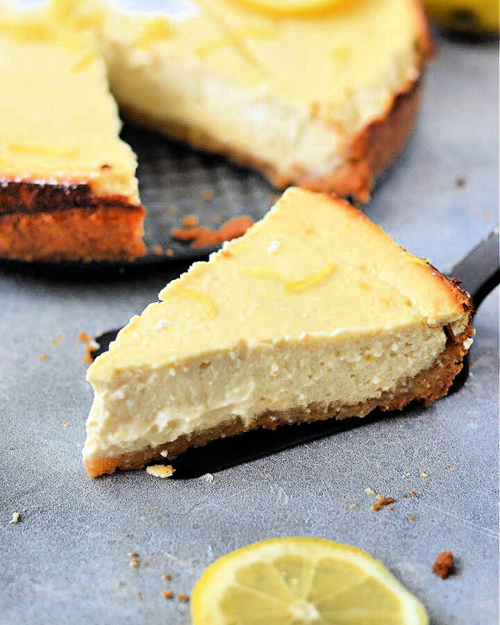 Keto High Protein Lemon Cheesecake