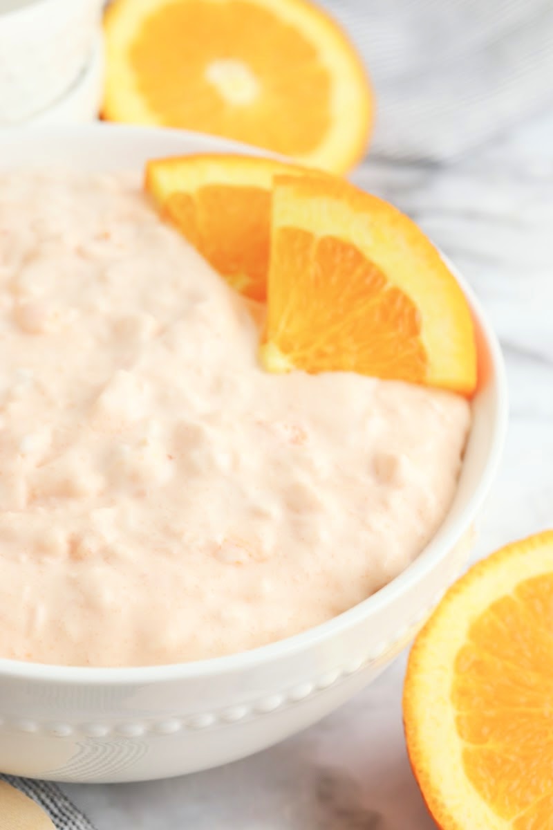 Keto Creamsicle Cottage Cheese Jello Salad