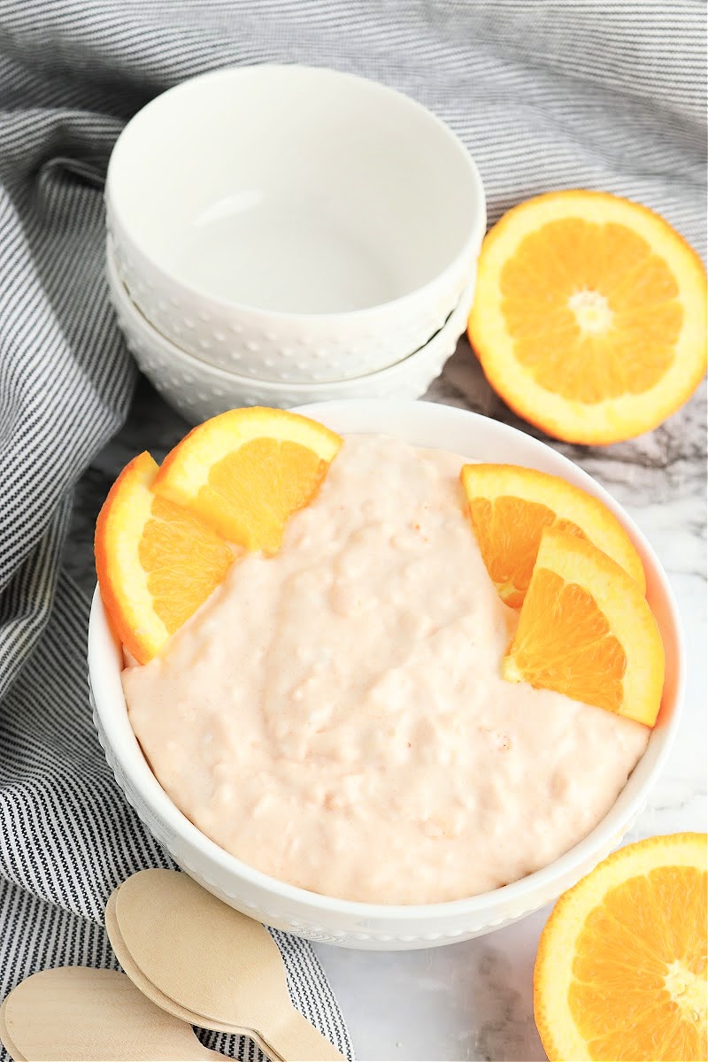 Keto Creamsicle Cottage Cheese Jello Salad