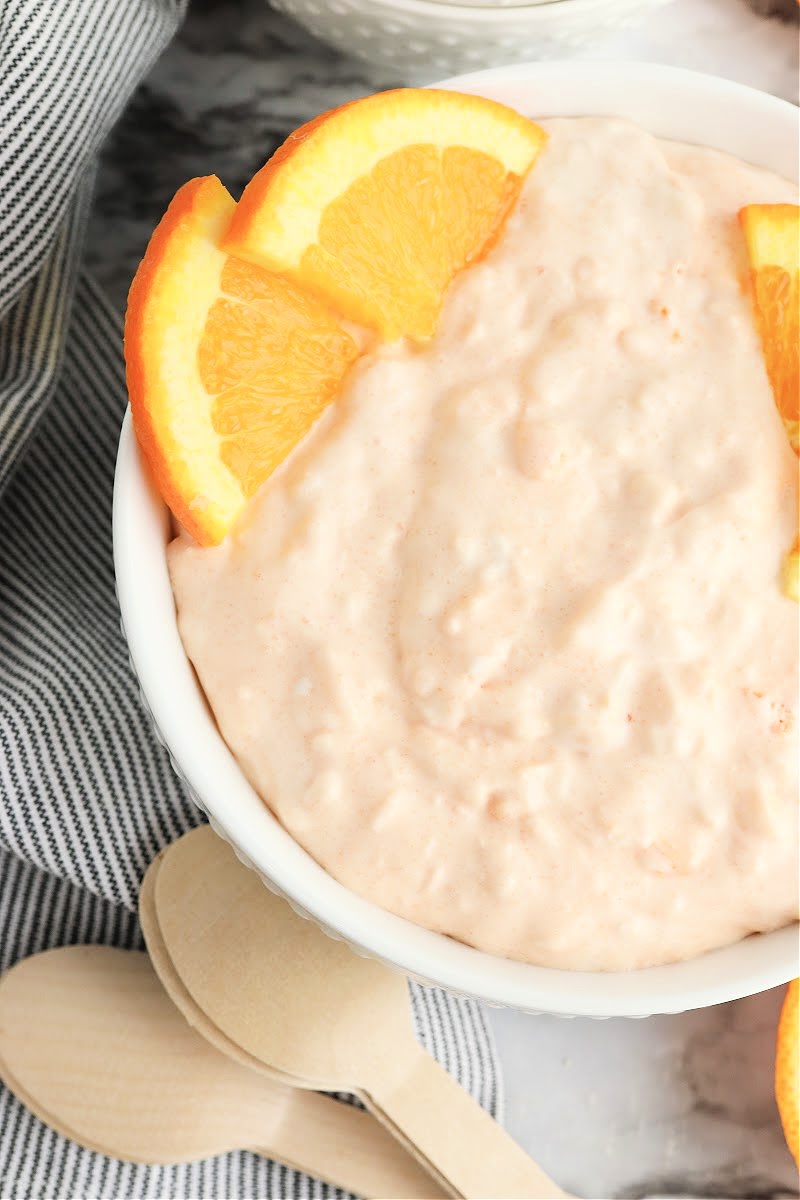 Keto Creamsicle Cottage Cheese Jello Salad