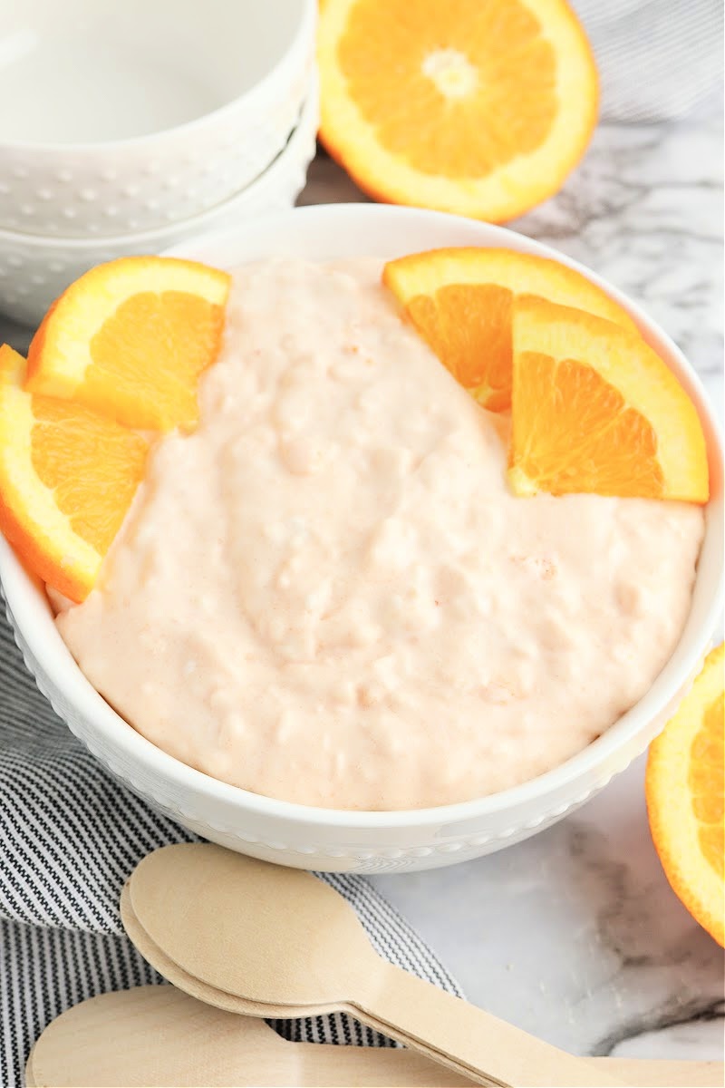 Keto Creamsicle Cottage Cheese Jello Salad