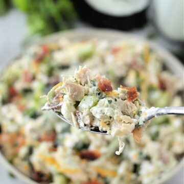 Keto Jalapeno Popper Cottage Cheese Chicken Salad