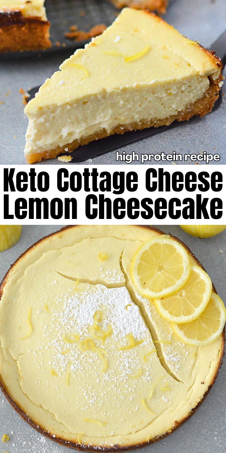 Keto High Protein Lemon Cheesecake