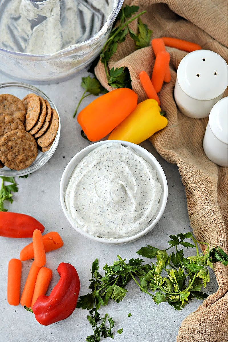 Low Carb Cottage Cheese Ranch Dip