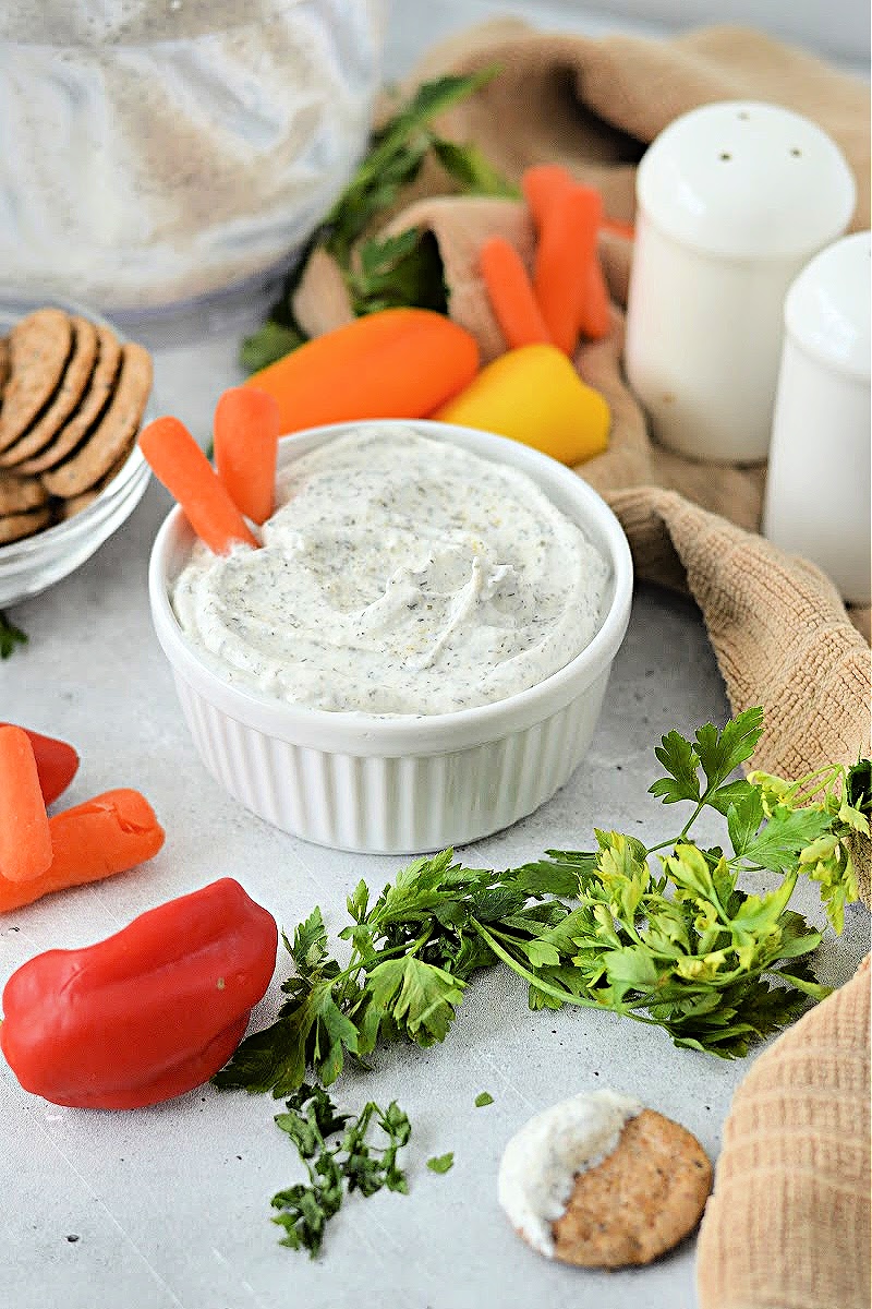 Low Carb Cottage Cheese Ranch Dip