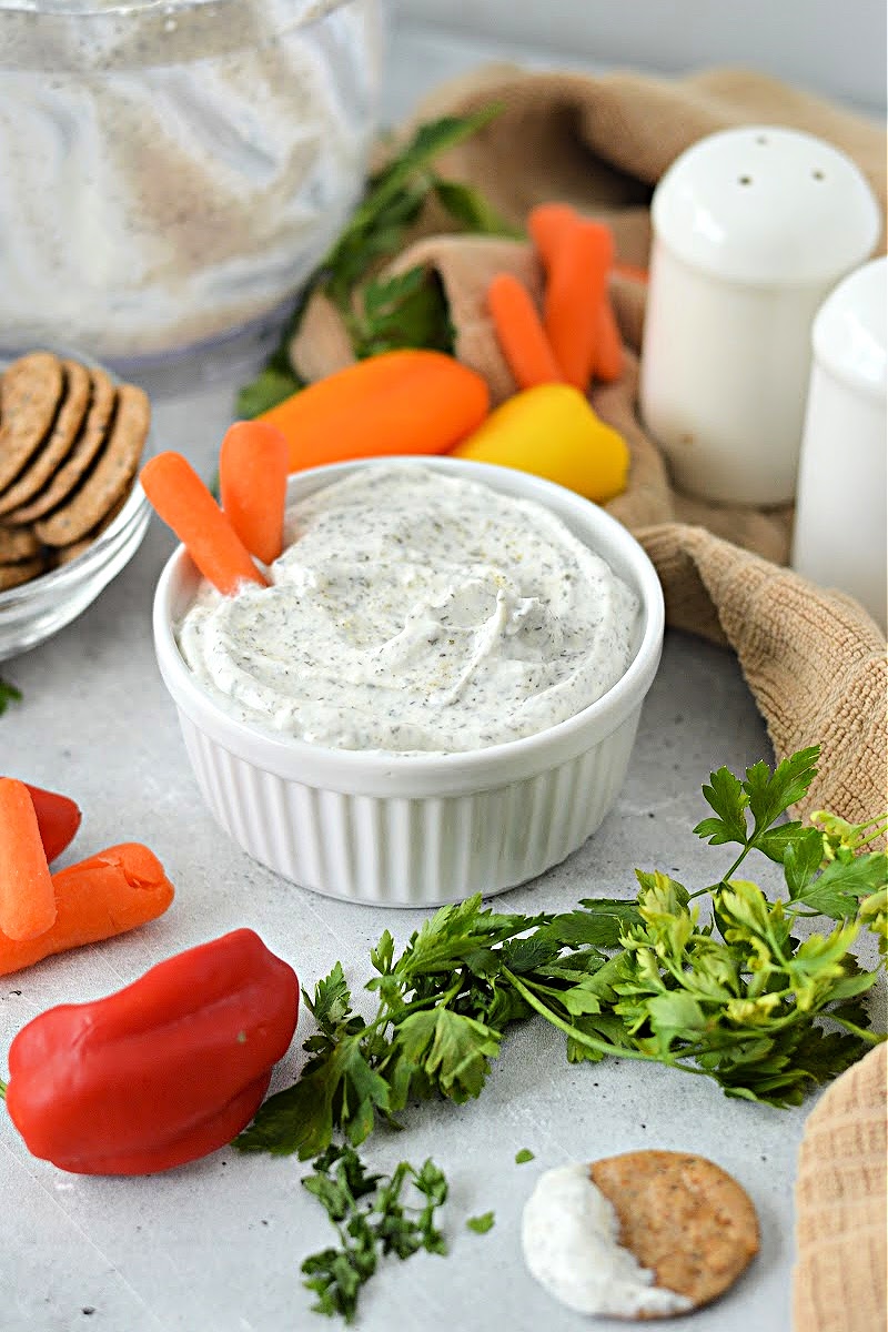 Low Carb Cottage Cheese Ranch Dip