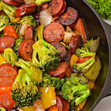 Low Carb Asian Sweet and Sour Kielbasa