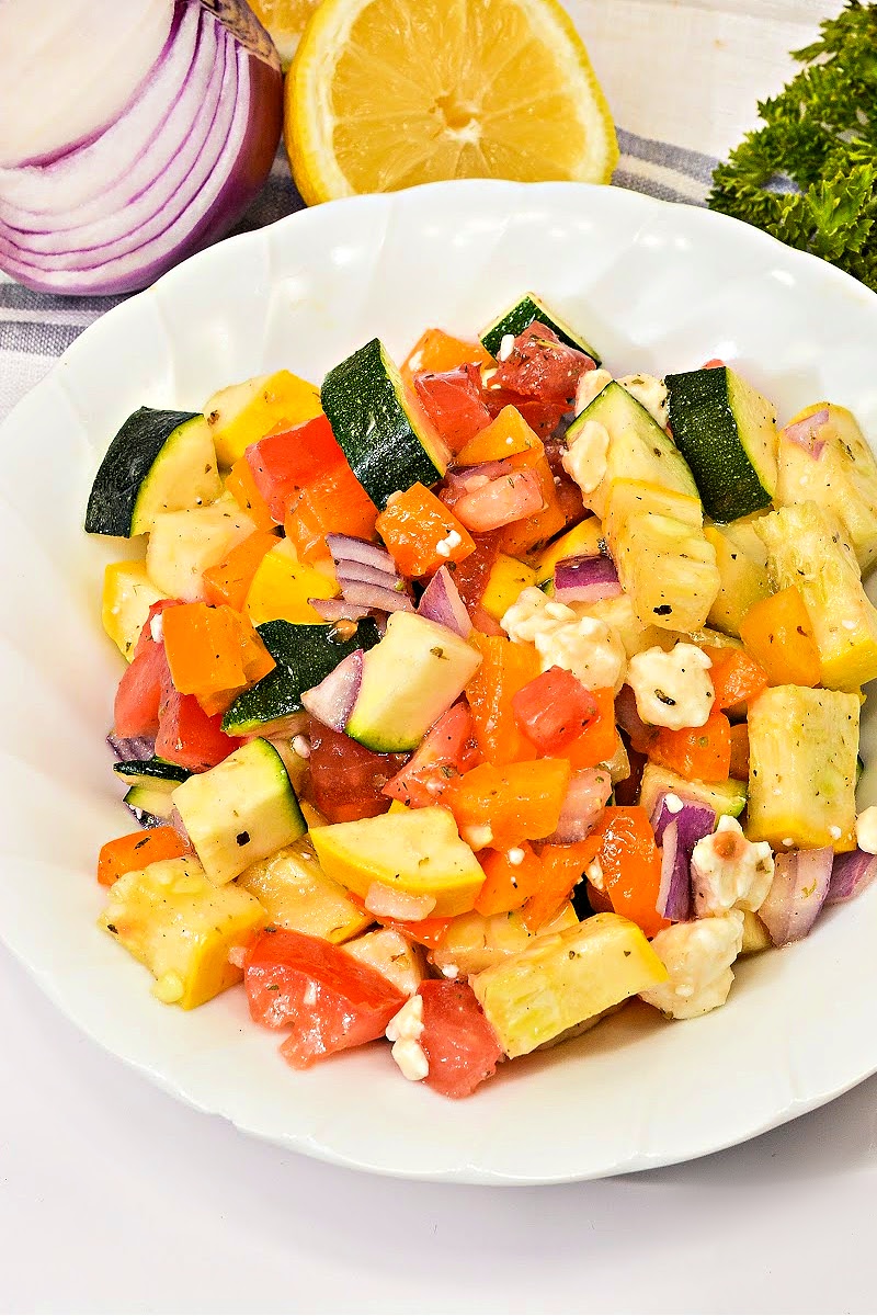 Keto Veggie Summer Salad