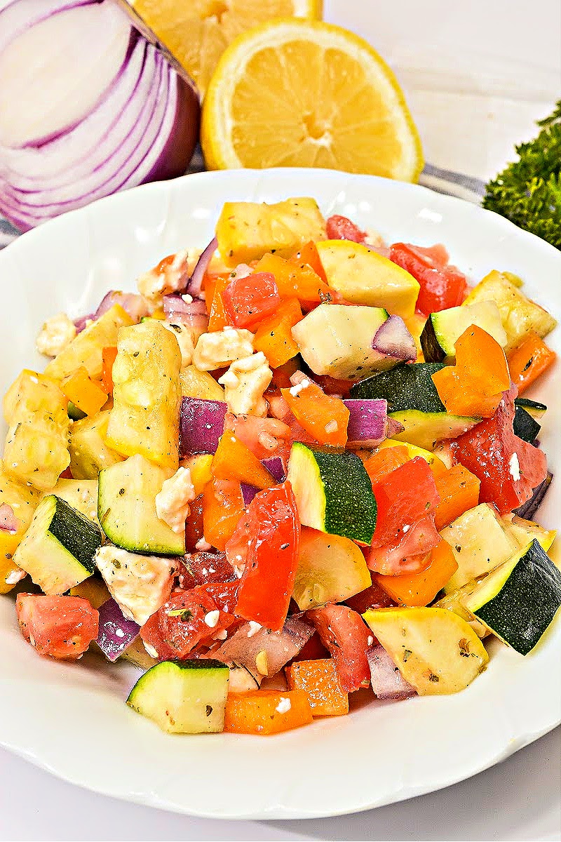 Keto Veggie Summer Salad