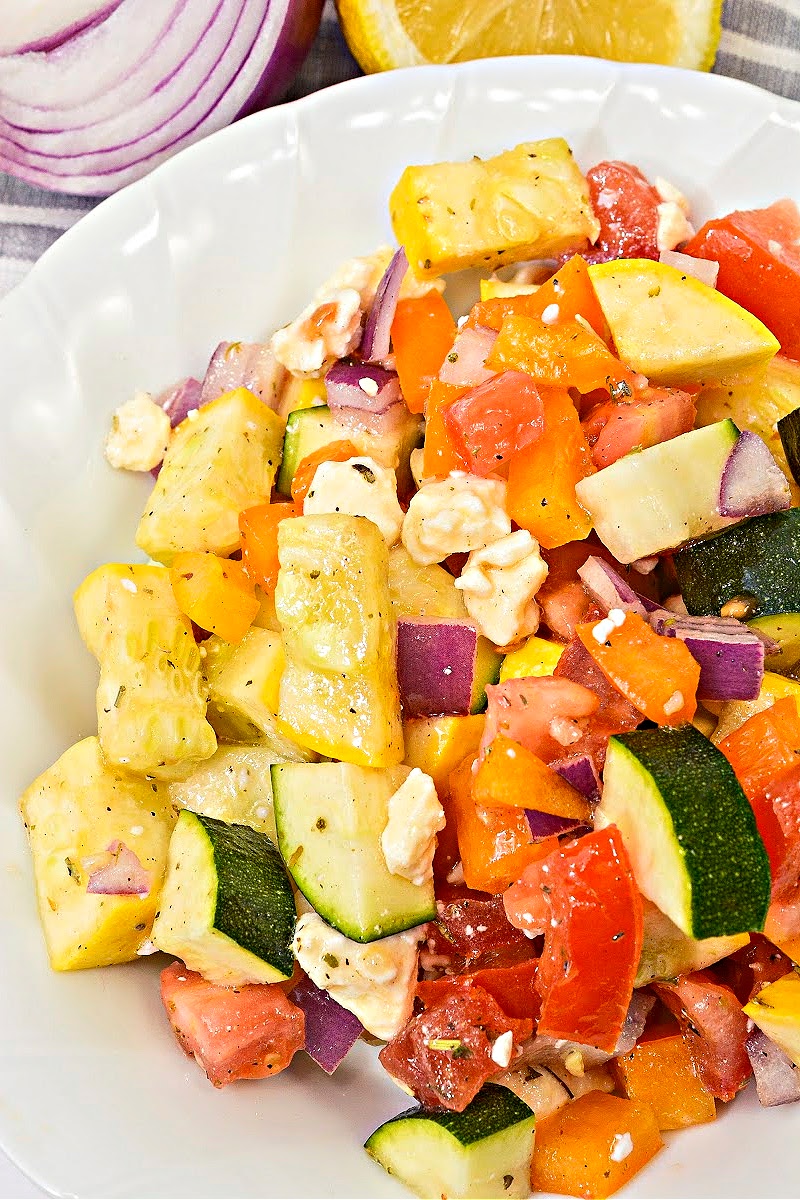 Keto Veggie Summer Salad