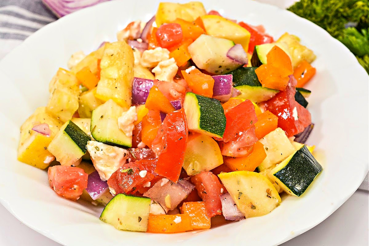 Keto Veggie Summer Salad