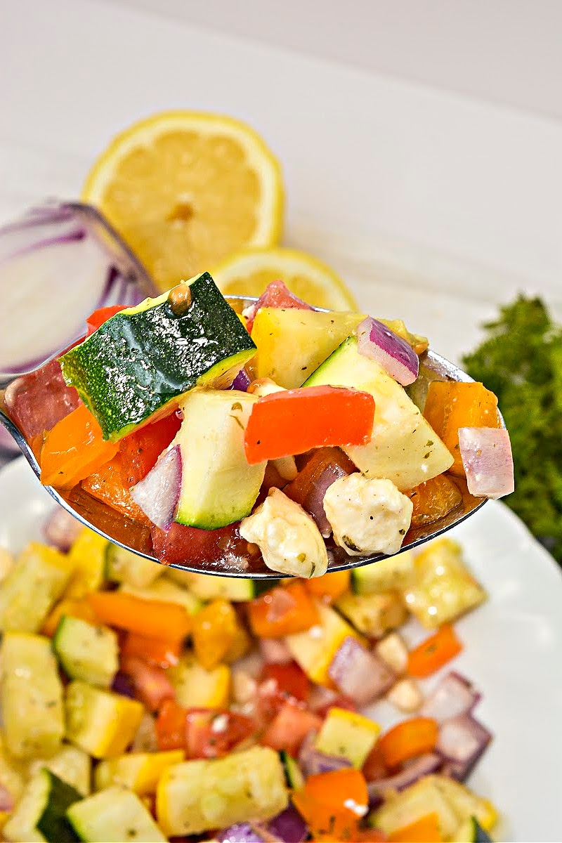 Keto Veggie Summer Salad