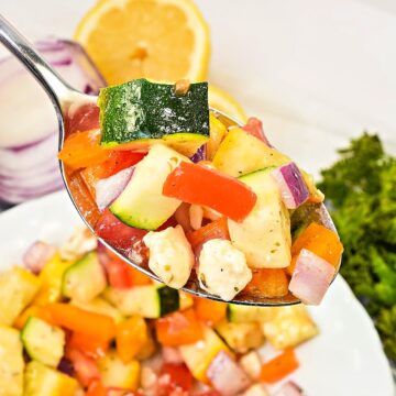 Keto Veggie Summer Salad