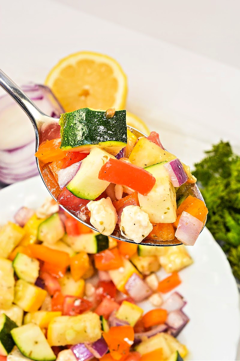 Keto Veggie Summer Salad