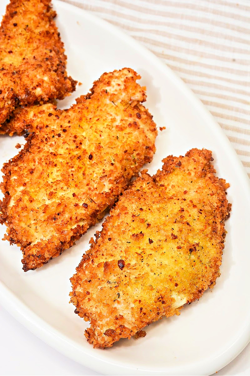 The fried chicken cutlets