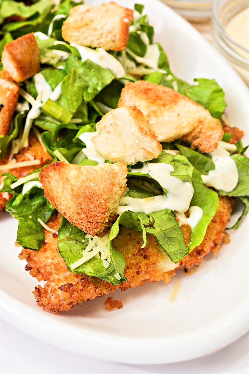 Keto Chicken Caesar Cutlets