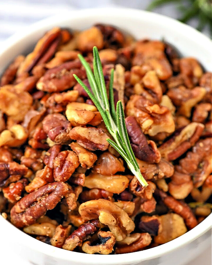 Keto Herb Roasted Nuts