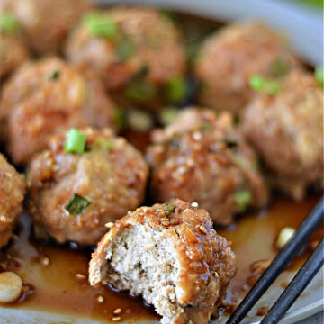 Keto Asian Turkey Meatballs