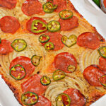 Keto Viral Onion Ring Pizza