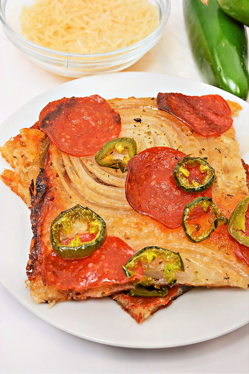Keto Viral Onion Ring Pizza