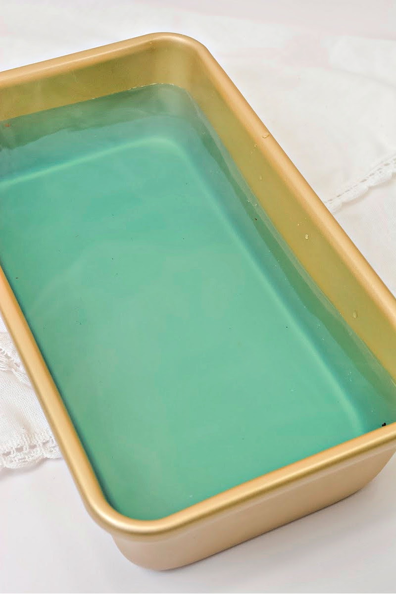 Liquid blue Gatorade before it freezes