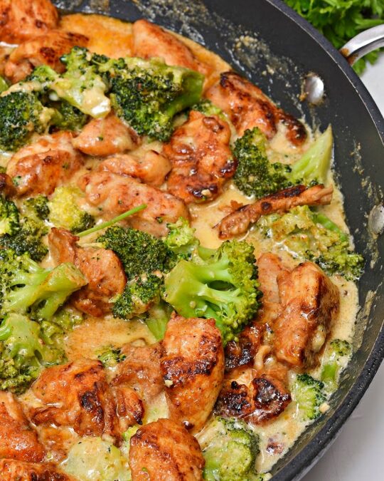 Keto Honey Butter Chicken Alfredo