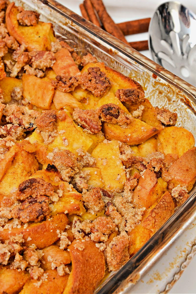 Keto Pumpkin French Toast Bake