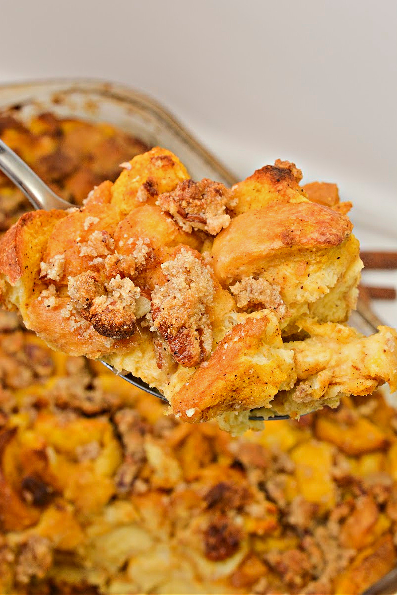 Keto Pumpkin French Toast Bake