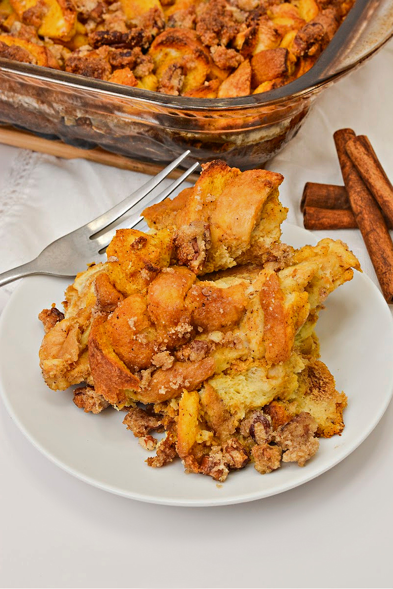 Keto Pumpkin French Toast Bake