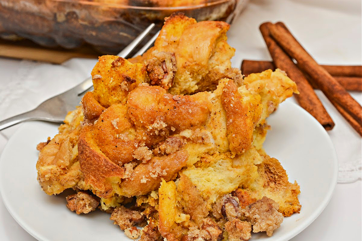 Keto Pumpkin French Toast Bake