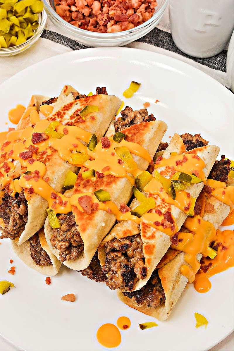 Keto Cheesy Beef Roll Ups