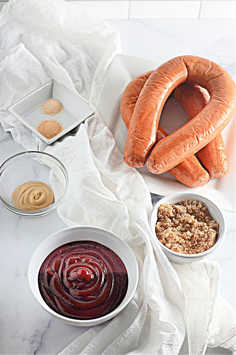 Low Carb Baked BBQ Sausages