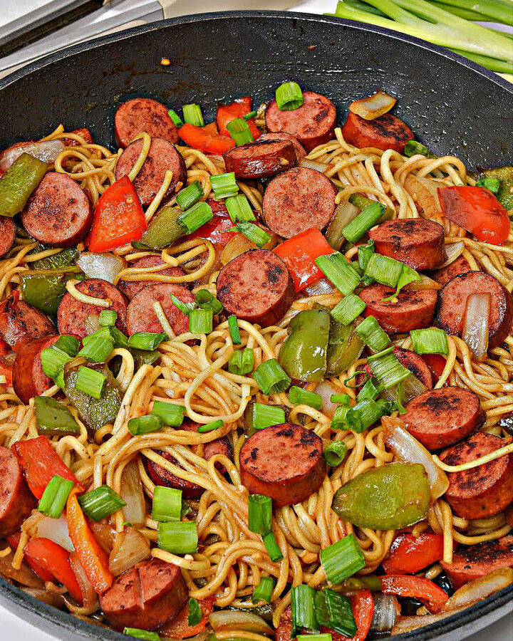 Low Carb Kielbasa Lo Mein
