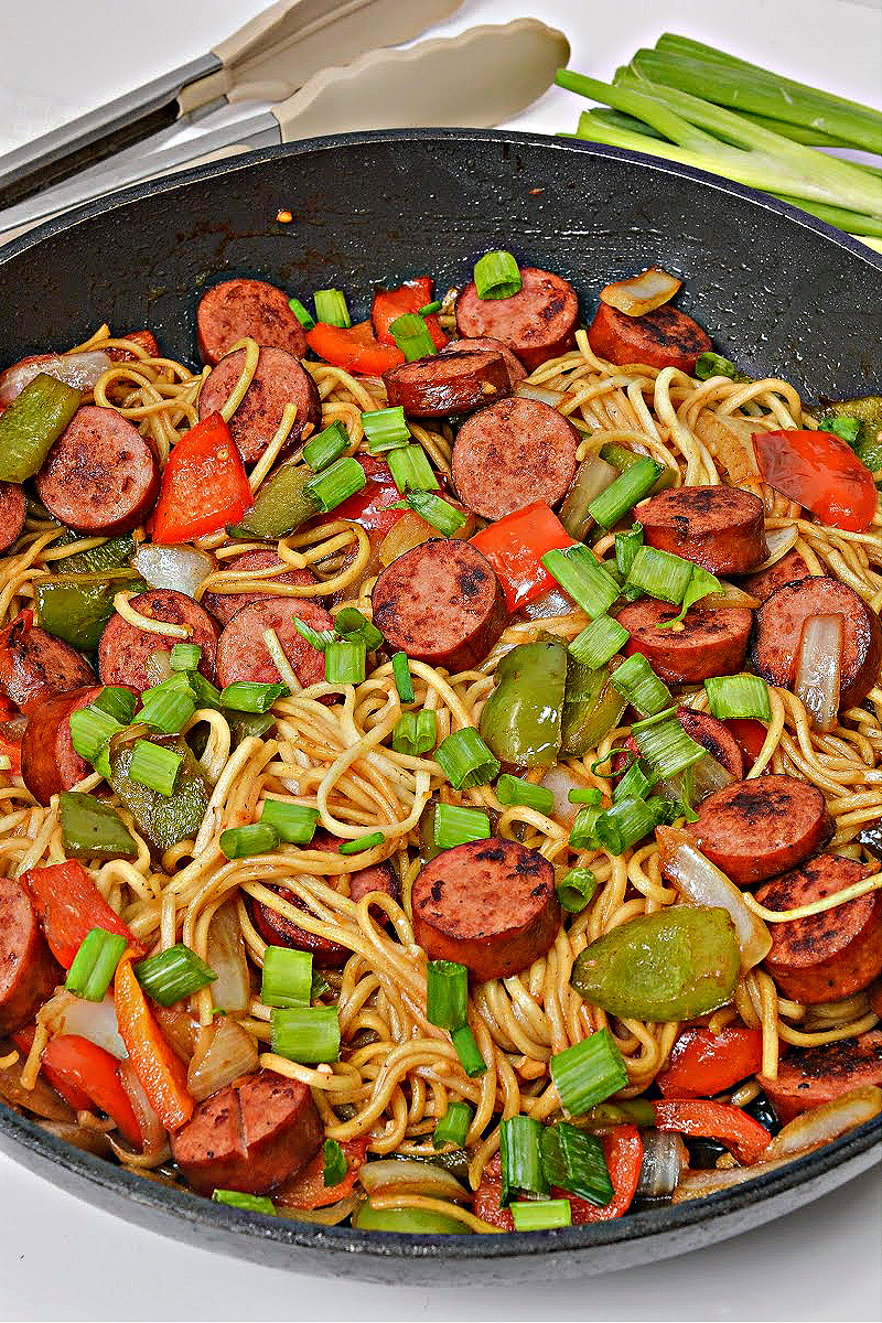 Low Carb Kielbasa Lo Mein
