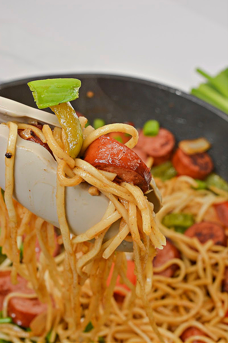 Low Carb Kielbasa Lo Mein