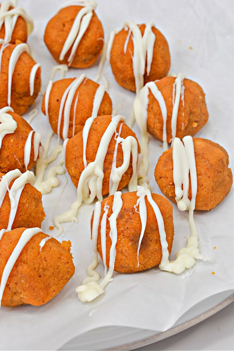 No Bake Keto Pumpkin Cake Balls